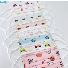 국산 키즈 유아동 초등학생 어린이 일회용 소형 덴탈 KF-AD 비말차단 마스크