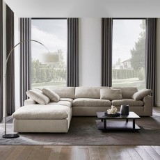 까사미아 캄포 클래식 4인소파 카우치형