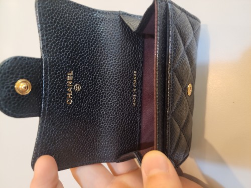 샤넬 클래식 똑딱이 금장